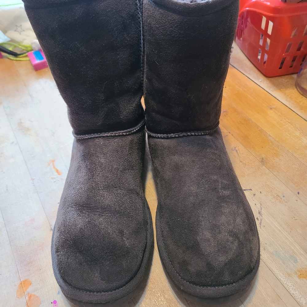 Dark brown Uggs